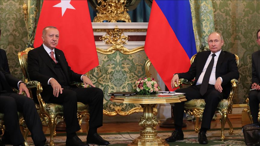 دیدار اردوغان و پوتین در مسکو 