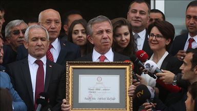 Mansur Yavaş mazbataya xwe hilda